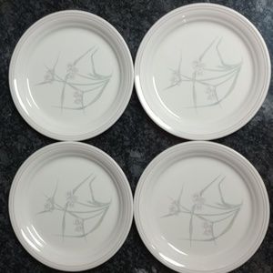 Cornerstone Spring Pond Corelle by Corning set of 4 - 8.5" luncheon plates Beige